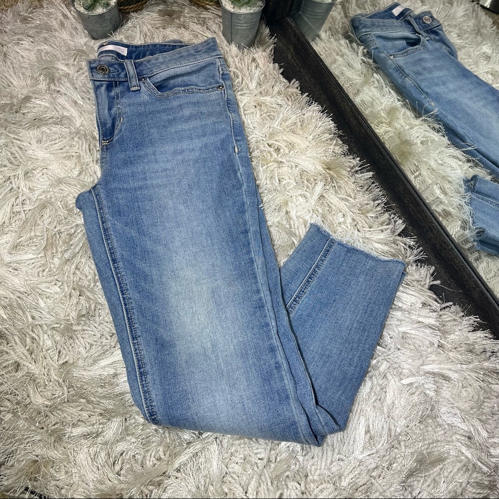 LC Lauren Conrad Light Wash Denim Blue Skinny Jeans Size 6P